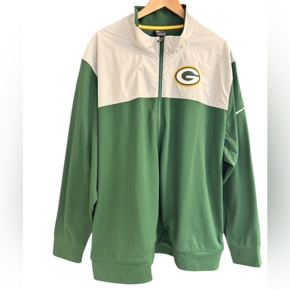Nike Green Bay Packers 3XL light jacket in very good condition classic logo - Picture 1 of 15